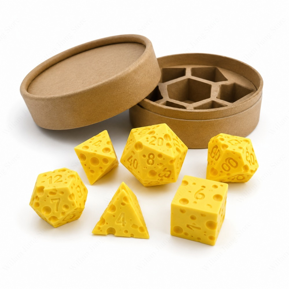 Party Games Easter For Family - Conjunto de Dados de Queijo Impressos