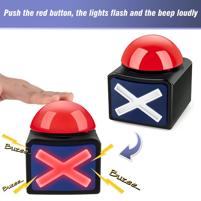 Party Games Easter For Family - Glitter Cheer Tools Light-Up Sound Buzzer