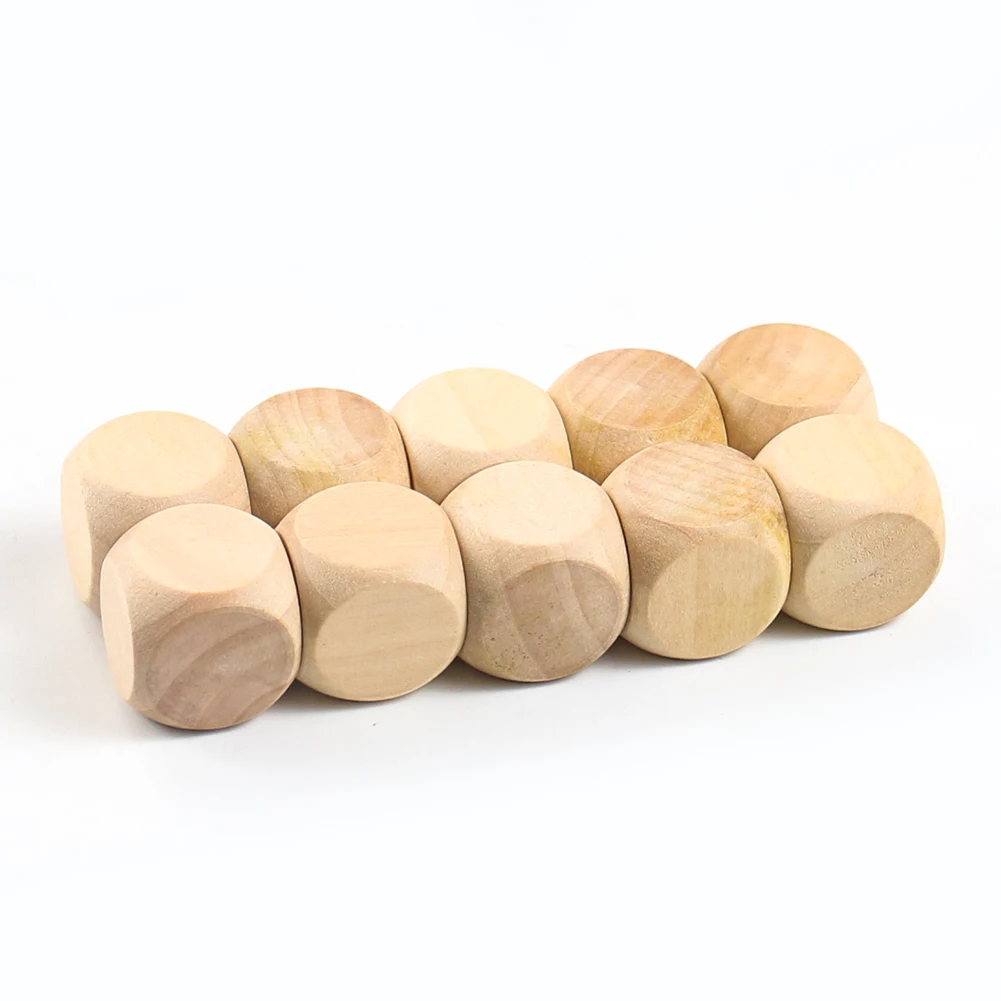 6 pçs 20mm dados de madeira em - Party Games Gamecube avaliação e preço