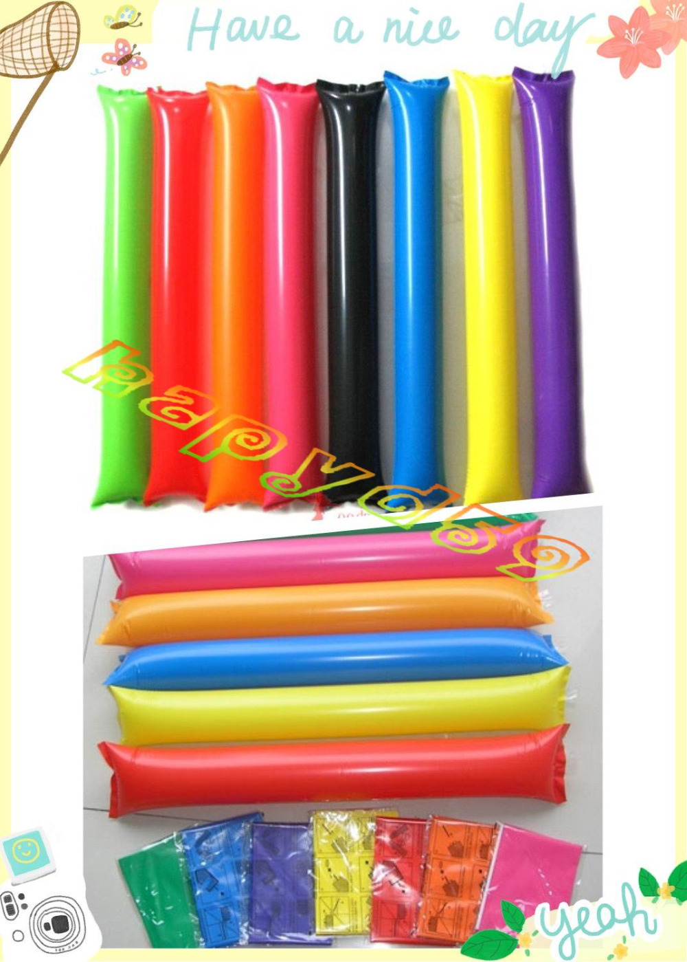 100 pçs 60cm clapper ballon pr - Party Games Graduation avaliação e preço