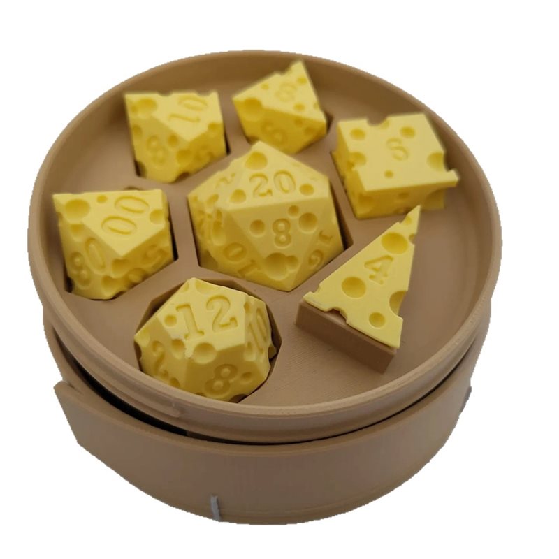 FSTE-Irregular Cheese Dice Box - Party Games Jogos avaliação e preço