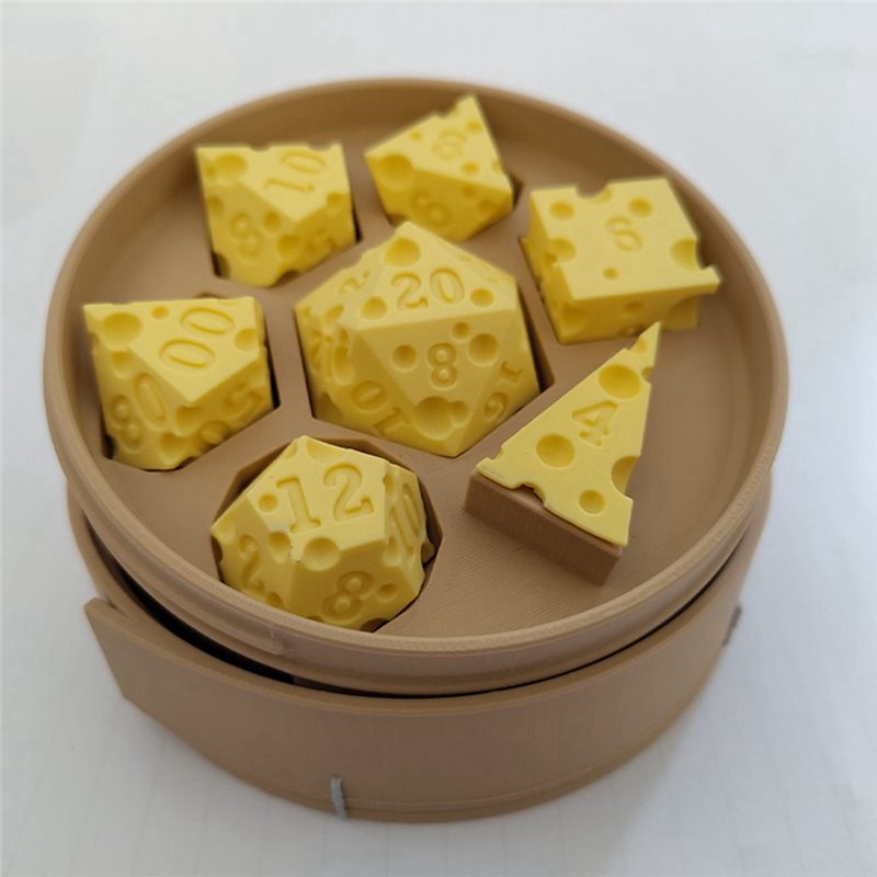 FSTE-Irregular Cheese Dice Box - Party Games Jogos avaliação e preço